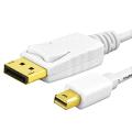 6-foot White M/ M Mini-DisplayPort to DisplayPort Cable