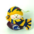 San Diego Chargers Musical Snowman Ornament