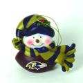 Baltimore Ravens Musical Snowman Ornament