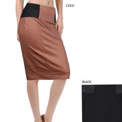 Tabeez Women's Elastic Inset Skirt