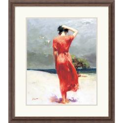 Pino 'Beachside Stroll' Framed Art Print