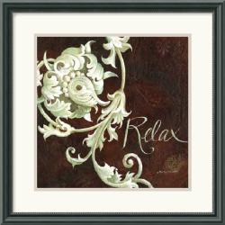 Maria Woods 'Relax' Framed Art Print