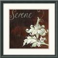 Maria Woods 'Serene' Framed Art Print