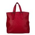 Bottega Veneta Red Ebano Nappa Tote