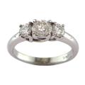 14k White Gold 1ct TDW Certified Clarity-Enhanced Diamond Ring (G-H, SI1)