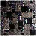 SomerTile 11.75-in Oasis Versailles Iris Glass/ Ceramic Mosaic Tiles (Pack of 10)