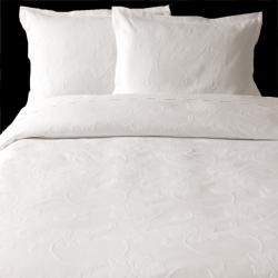 Isadora White Matelasse Queen-size Bedspread