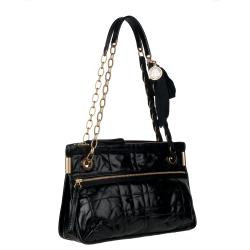 Lanvin Black Amalia Leather Crossbody Bag