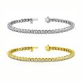 14k Gold 8ct TDW Diamond Tennis Bracelet (I-J, I1-I2)