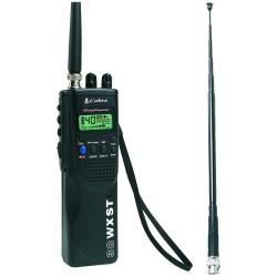 Cobra Hand-Held 38 WX ST 4-mile 40-channel CB Radio with Antenna