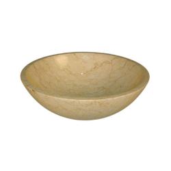 Crema Marfil Marble Stone Vessel Sink