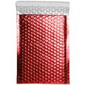 Red Metallic Open End 6.38 x 9.5 Bubble Mailers (Pack of 12)