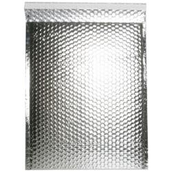Silver Metallic 12x15.5 Open End Bubble Mailers (Pack of 12)