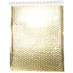 Gold Metallic 12x15.5 Open End Bubble Mailers (Pack of 12)