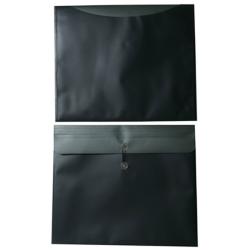 Metallic Charcoal Blue 15 in x 18 in Plastic Envelope (Set of 12)