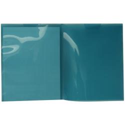 Teal Regular Weight 9.25x11.5-in Full Pocket Plastic Folders (Pack of 12)