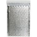 Silver Metallic Open End 6.58 x 9.5 Bubble Mailers (Pack of 12)