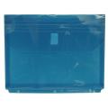 Teal Plastic Velcro Closure Binder Envelopes (Pack of 12)
