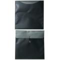 Metallic Charcoal 13 in. x 13 in. Plastic Envelopes (Pack of 12)