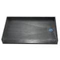 Tile Ready Shower Pan 30 x 60 Right Barrier Free PVC Drain