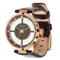 Kenneth Cole New York Leather Strap Transparency Watch