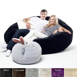 Faux Fur Couple 5-foot Bean Sack