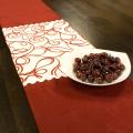 Suede Cinnabar Pieced Table Runner