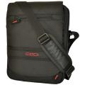 CODi Dispatch Black Vertical 14.1-inch Laptop Messenger Bag