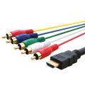 5-foot HDMI to 5 RCA Cable
