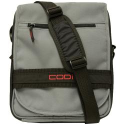 CODi Dispatch Grey Vertical 14.1-inch Laptop Messenger Bag
