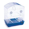 Prevue Pet Products Round Roof Parakeet Cage White & Blue 1404BL/W