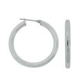Stainless Steel Hollow Hoop Earrings