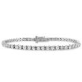 10k White Gold 4ct TDW Diamond Tennis Bracelet (G-H, I2-I3)