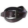 Geoffrey Beene Men's Reversible Topstitched Leather Belt