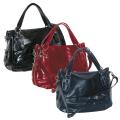 B-Collective Glazed Leather Tote