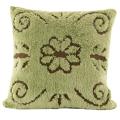 Jessica Chenille Decorative Mint Chocolate Pillow