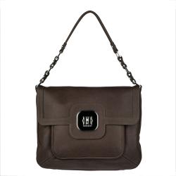 Longchamp Gatsby Moka Leather Shoulder Bag