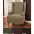 Maytex Stretch Pixel 1-piece Wing Chair Slipcover