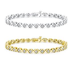 14k Gold 1 1/2ct TDW Diamond Tennis Bracelet (I-J, I1-I2)