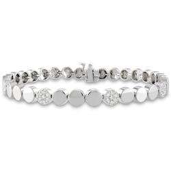 14k White Gold 1/2ct TDW Diamond Stackable Bracelet (G-H, SI1-SI2)