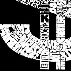 Los Angeles Pop Art Men's Dollar Sign T-shirt