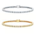 14k Gold 10ct TDW Diamond Tennis Bracelet (I-J, I1-I2)