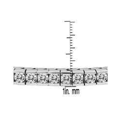 14k Gold 9ct TDW Diamond Tennis Bracelet (I-J, I1-I2)