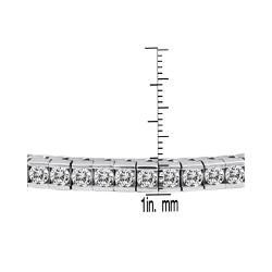 14K Gold 3ct TDW Diamond Tennis Bracelet (I-J, I1-I2)