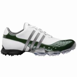 Adidas Men's Powerband 3.0 White/ Green Golf Shoes