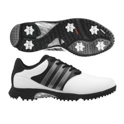 Adidas Men's adiCOMFORT 2 White/ Black/ Silver Golf Shoes