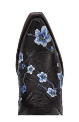 Lane Boots Women's Black/ Blue 'Sakura' Cowboy Boots