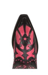 Lane Boots Women's Black/ Pink 'Poison' Cowboy Boots