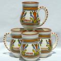 Set of 4 Sauvage Design Large 16-oz Mugs (Tunisia)