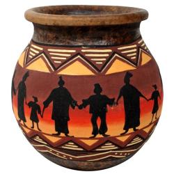 Handmade Luo 'Amazing Grace' Ceramic Planter (Kenya)